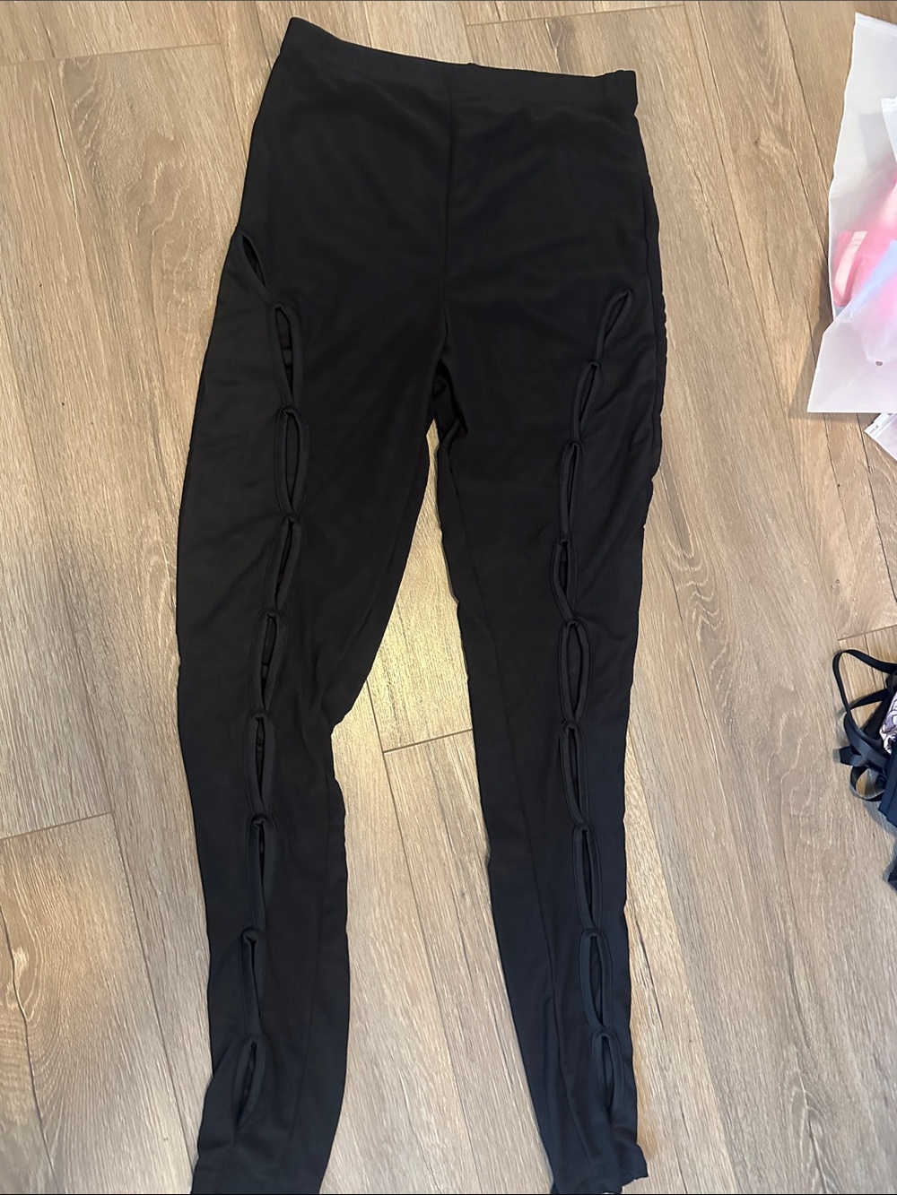 Black Women's Mesh Leggings